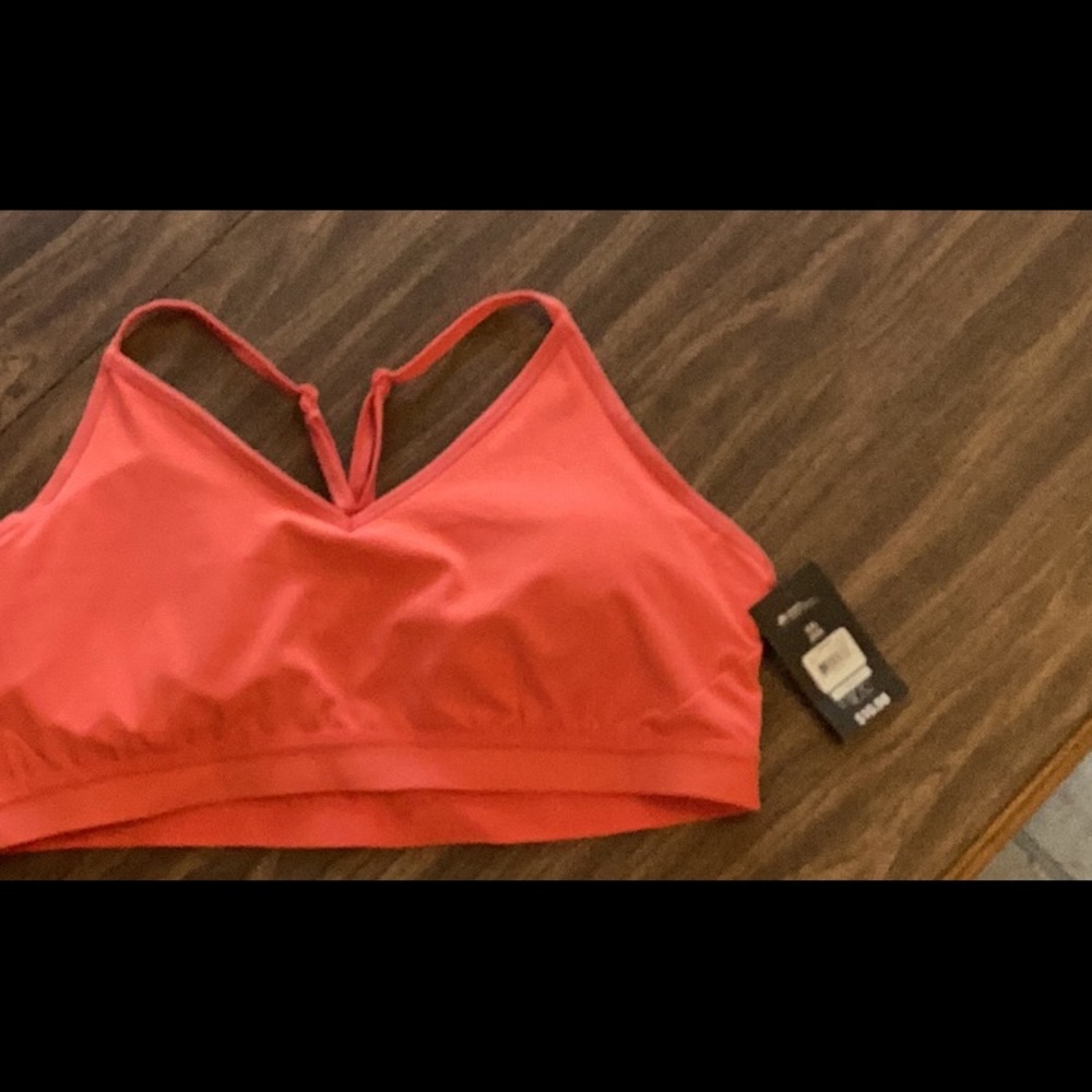 Athletic works coral sports bra NWT. Size 20
